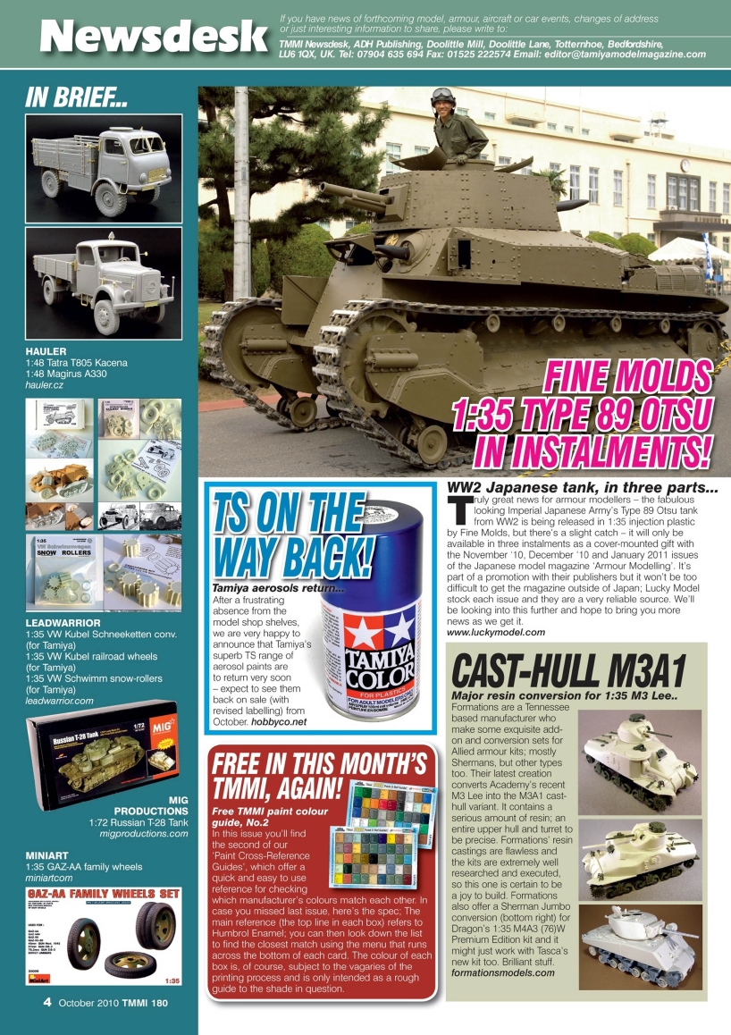 Tamiya Model Magazine 180 (2010-10)